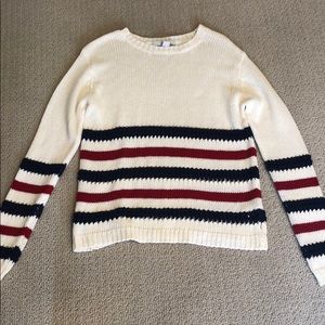 Forever 21 Red white and blue striped sweater